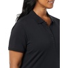 image:imageAmazon Essentials Womens ShortSleeve Polo Shirt Soft Stretch Cotton Jersey Available in Plus SizeBlack