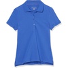image:imageAmazon Essentials Womens ShortSleeve Polo Shirt Soft Stretch Cotton Jersey Available in Plus SizeBlue
