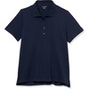image:imageAmazon Essentials Womens ShortSleeve Polo Shirt Soft Stretch Cotton Jersey Available in Plus SizeNavy