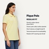 image:imageAmazon Essentials Womens ShortSleeve Polo Shirt Soft Stretch Cotton Jersey Available in Plus SizePastel Yellow