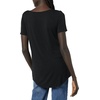 image:imageAmazon Essentials Womens ShortSleeve Scoopneck Tunic Tops Pack of 2Black