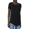 image:imageAmazon Essentials Womens ShortSleeve Scoopneck Tunic Tops Pack of 2Black