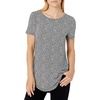 image:imageAmazon Essentials Womens ShortSleeve Scoopneck Tunic Tops Pack of 2Black TulipsBright Pink