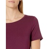 image:imageAmazon Essentials Womens ShortSleeve Scoopneck Tunic Tops Pack of 2BurgundyDark Olive