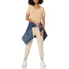 image:imageAmazon Essentials Womens ShortSleeve Scoopneck Tunic Tops Pack of 2Charcoal HeatherLight Camel