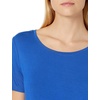 image:imageAmazon Essentials Womens ShortSleeve Scoopneck Tunic Tops Pack of 2Cobalt BlueBlack