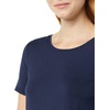 image:imageAmazon Essentials Womens ShortSleeve Scoopneck Tunic Tops Pack of 2NavyLime Green