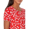image:imageAmazon Essentials Womens ShortSleeve Scoopneck Tunic Tops Pack of 2NavyRed Flowers