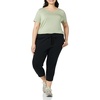 image:imageAmazon Essentials Womens ShortSleeve Scoopneck Tunic Tops Pack of 2NavySage Green