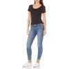 image:imageAmazon Essentials Womens SlimFit CapSleeve Scoop Neck TShirtBlack