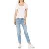 image:imageAmazon Essentials Womens SlimFit CapSleeve Scoop Neck TShirtBlackWhite