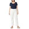 image:imageAmazon Essentials Womens SlimFit CapSleeve Scoop Neck TShirtNavyNavy
