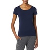 image:imageAmazon Essentials Womens SlimFit CapSleeve Scoop Neck TShirtNavyNavy