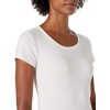 image:imageAmazon Essentials Womens SlimFit CapSleeve Scoop Neck TShirtWhite