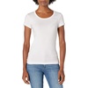 image:imageAmazon Essentials Womens SlimFit CapSleeve Scoop Neck TShirtWhite
