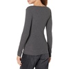 image:imageAmazon Essentials Womens SlimFit Long Sleeve Rib Knit Crew Neck Top Pack of 2BlackCharcoal Heather
