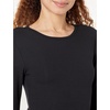 image:imageAmazon Essentials Womens SlimFit Long Sleeve Rib Knit Crew Neck Top Pack of 2BlackOffwhite
