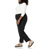 image:imageAmazon Essentials Womens SlimFit Long Sleeve Rib Knit Crew Neck Top Pack of 2NavyWhite