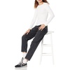 image:imageAmazon Essentials Womens SlimFit Long Sleeve Rib Knit Crew Neck Top Pack of 2White
