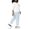 image:imageAmazon Essentials Womens SlimFit Long Sleeve Rib Knit Crew Neck Top Pack of 2White
