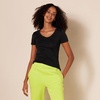 image:imageAmazon Essentials Womens SlimFit ShortSleeve VNeck TShirtBlackBlack