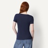 image:imageAmazon Essentials Womens SlimFit ShortSleeve VNeck TShirtBurgundyNavy