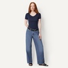 image:imageAmazon Essentials Womens SlimFit ShortSleeve VNeck TShirtBurgundyNavy