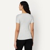 image:imageAmazon Essentials Womens SlimFit ShortSleeve VNeck TShirtLight BlueLight Grey Heather