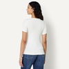 image:imageAmazon Essentials Womens SlimFit ShortSleeve VNeck TShirtPastel YellowWhite