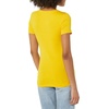 image:imageAmazon Essentials Womens SlimFit ShortSleeve VNeck TShirtWhiteLemon Yellow