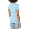 image:imageAmazon Essentials Womens SlimFit ShortSleeve VNeck TShirtWhiteLight Blue