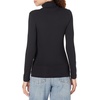 image:imageAmazon Essentials Womens SlimFit Stretchy Layering Long Sleeve Knit Rib Turtleneck Top Available in Plus Size Pack of 2Black