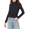 image:imageAmazon Essentials Womens SlimFit Stretchy Layering Long Sleeve Knit Rib Turtleneck Top Available in Plus Size Pack of 2Black