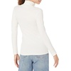 image:imageAmazon Essentials Womens SlimFit Stretchy Layering Long Sleeve Knit Rib Turtleneck Top Available in Plus Size Pack of 2EspressoWhite