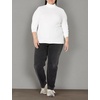 image:imageAmazon Essentials Womens SlimFit Stretchy Layering Long Sleeve Knit Rib Turtleneck Top Available in Plus Size Pack of 2White