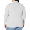 image:imageAmazon Essentials Womens SlimFit Stretchy Layering Long Sleeve Knit Rib Turtleneck Top Available in Plus Size Pack of 2WhiteGrey