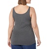 image:imageAmazon Essentials Womens SlimFit Thin Strap Tank TopBlackCharcoal Heather