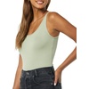 image:imageAmazon Essentials Womens SlimFit Thin Strap Tank TopBlackLight Sage Green