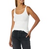 image:imageAmazon Essentials Womens SlimFit Thin Strap Tank TopDark PinkWhite