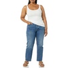 image:imageAmazon Essentials Womens SlimFit Thin Strap Tank TopLight Grey HeatherWhite