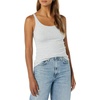 image:imageAmazon Essentials Womens SlimFit Thin Strap Tank TopLight Grey HeatherWhite
