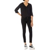 image:imageAmazon Essentials womens 34 Sleeve Button Popover Shirt LooseFit VNeck BlouseBlack