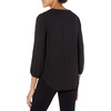 image:imageAmazon Essentials womens 34 Sleeve Button Popover Shirt LooseFit VNeck BlouseBlack