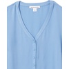 image:imageAmazon Essentials womens 34 Sleeve Button Popover Shirt LooseFit VNeck BlouseFrench Blue