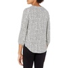 image:imageAmazon Essentials womens 34 Sleeve Button Popover Shirt LooseFit VNeck BlouseMini Leopard