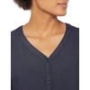 image:imageAmazon Essentials womens 34 Sleeve Button Popover Shirt LooseFit VNeck BlouseNavy
