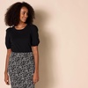 image:imageAmazon Essentials womens Classic Fit Puff Short Sleeve Crewneck TshirtBlack