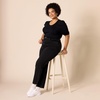 image:imageAmazon Essentials womens Classic Fit Puff Short Sleeve Crewneck TshirtBlack