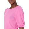 image:imageAmazon Essentials womens Classic Fit Puff Short Sleeve Crewneck TshirtBright Pink