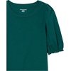 image:imageAmazon Essentials womens Classic Fit Puff Short Sleeve Crewneck TshirtGreen Botanical